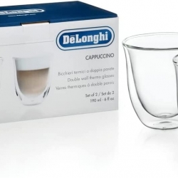 Confezione 2 Bicchieri termici cappuccino Delonghi